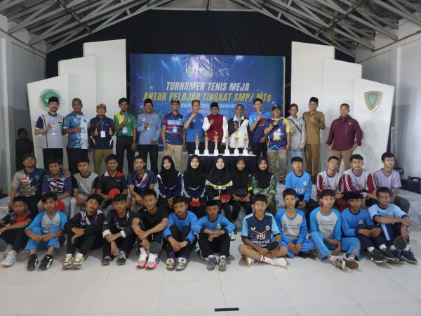 Turnamen Tenis Meja SMP/MTs se-Kabupaten Purwakarta Sukses Digelar di MA YPPA Cipulus
